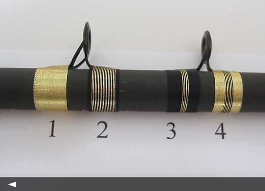 green striped guide wrap